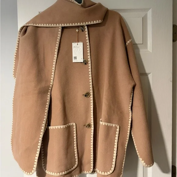 NWT Quince Double-Faced 100% Merino
Wool Scarf Coat - Large - Picture 5 of 10